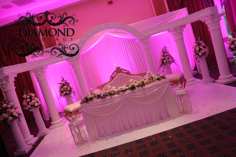 Roman Arched Backdrop & Stage Set