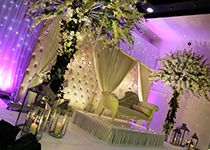 Velvet Crystal Studded Backdrop